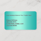 Junk Removal Dump Truck Business Card Visitenkarte (Rückseite)