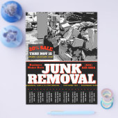 JUNK REMOVAL.GARBAGE HAULING Werbeblatt Flyer (Einzeln)