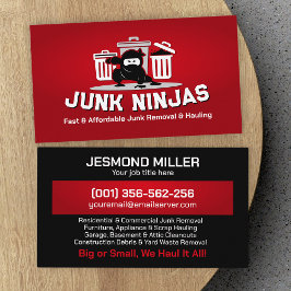 Junk Removal & Hauling - Junk Ninjas Visitenkarte