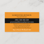 Junk Removal & Hauling Visitenkarte (Rückseite)