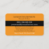 Junk Removal & Hauling Visitenkarte (Rückseite)