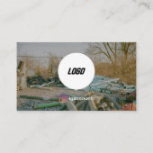 Junk Removal Impression Visitenkarte (Rückseite)