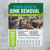 Junk Removal Phone Number Flyer