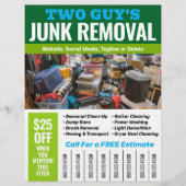 Junk Removal Phone Number Flyer (Vorne)