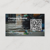 Junk Removal Service Visitenkarte (Vorderseite)