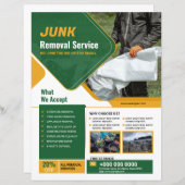 Junk Removal Services-Flyer (Vorne/Hinten)