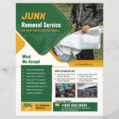 Junk Removal Services-Flyer (Vorderseite)