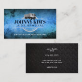 Junk Removal Slogans Business Cards Visitenkarte (Vorne/Hinten)