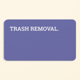 Junk Removal Trash Recycelnd Visitenkarte 2022