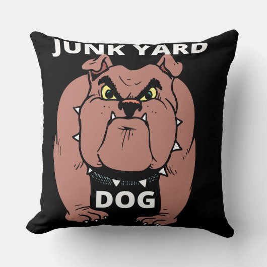 Junk Yard Dog Kissen (Vorderseite)
