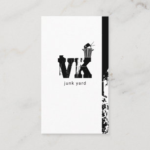 Junk Yard, Scrap Metal, Recycelnd Visitenkarte