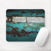 Junk Yard Vintage Car 50's aquamarine Aqua Mousepad (Mit Mouse)
