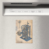 Junk-Zeitschrift für Steampunk Machinery Magnet (In Situ (Geschirrspüler))