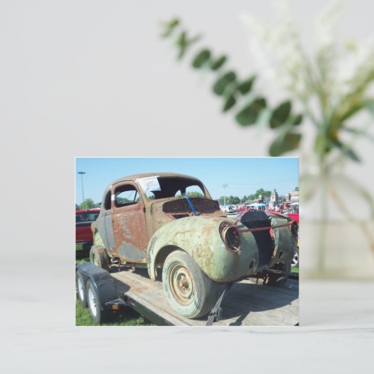 Junked Car, 1 Postkarte (Stehend Vorderseite)