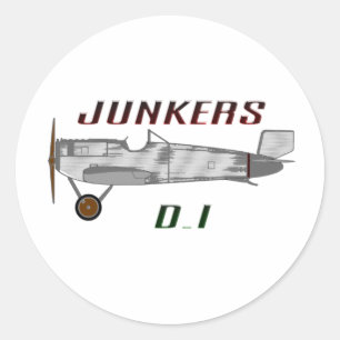 Junkers D.I Runder Aufkleber
