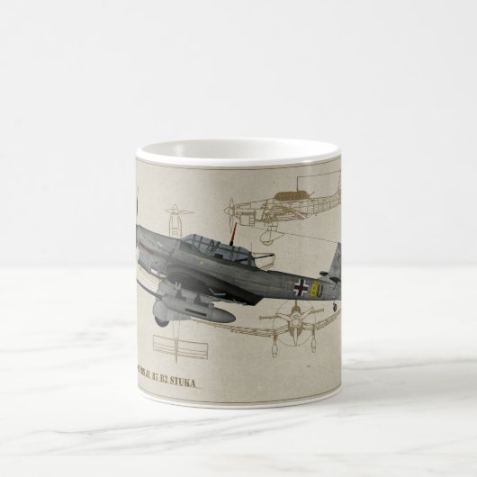 Junkers-Ju88-Stuka Kaffeetasse (Mittel)