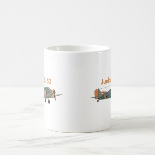 Junkers Ju 52 deutsches WW2-Flugzeug Kaffeetasse (Mittel)