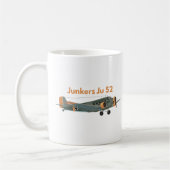 Junkers Ju 52 deutsches WW2-Flugzeug Kaffeetasse (Links)