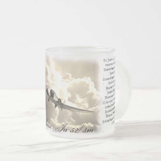 Junkers Ju 52 Edel Mattglastasse (VorderseiteRechts)