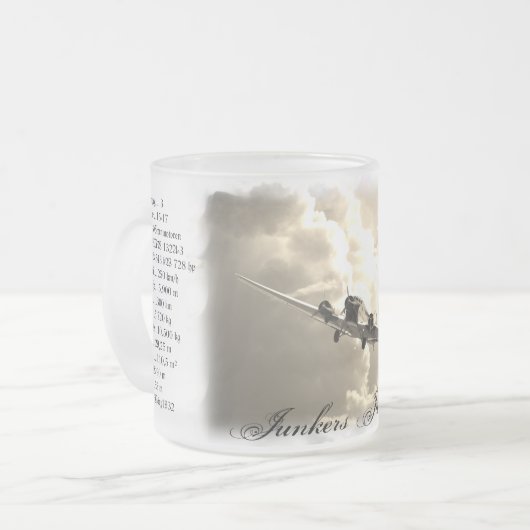 Junkers Ju 52 Edel Mattglastasse (Vorderseite Links)