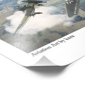 Junkers Ju 87 Fotodruck (Ecke)