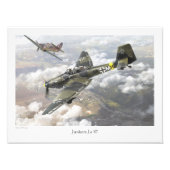 Junkers Ju 87 Fotodruck (Vorne)