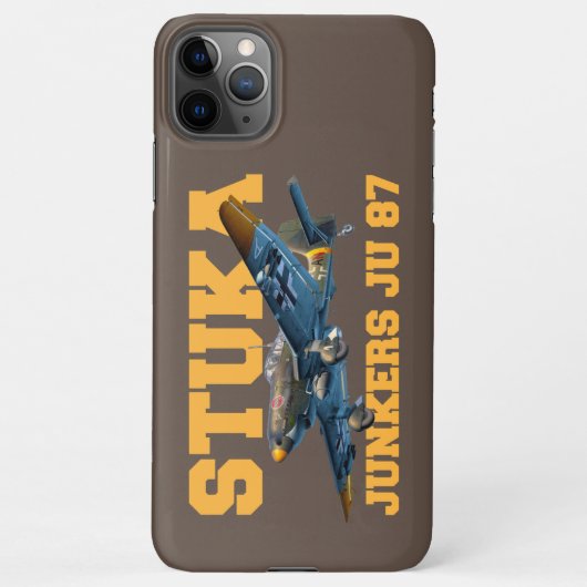 Junkers Ju 87 iPhone Hülle (Rückseite)