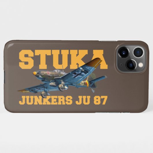 Junkers Ju 87 iPhone Hülle (Rückseite (Horizontal))