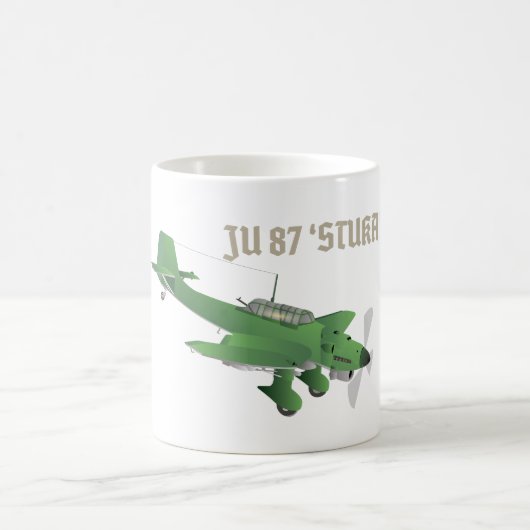 Junkers Ju 87 Stuka Bomber Flugzeug Kaffeetasse (Mittel)