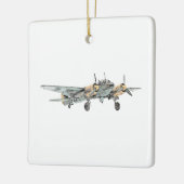 Junkers Ju 88 Bomber Keramikornament (Links)