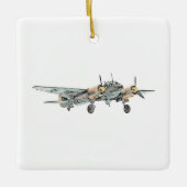 Junkers Ju 88 Bomber Keramikornament (Vorderseite)