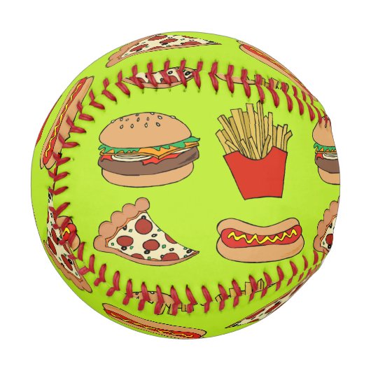 Junkfood-Baseball Baseball (Vorderseite Links)