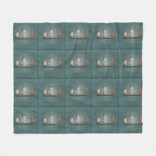 Junks Fleece Blanket (Vorderseite (Horizontal))