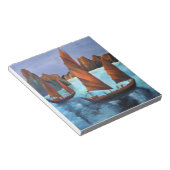 Junks in der absteigenden Drachenbucht Notizblock (angewinkelt)