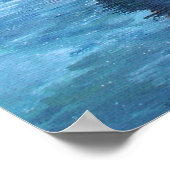 Junks in der absteigenden Drachenbucht Poster (Ecke)