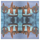 Junks in der absteigenden Drachenbucht Stoff (Muster)