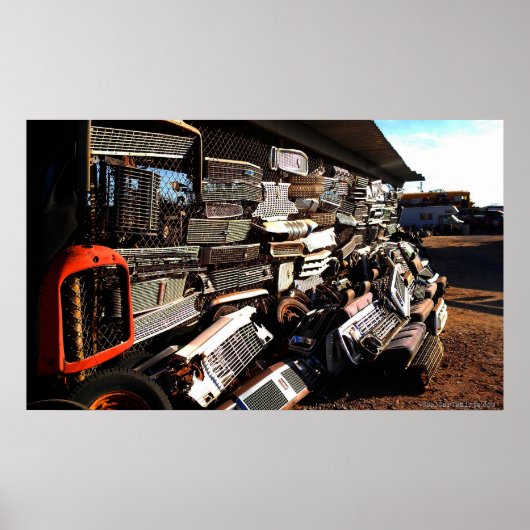 Junkyard Art Poster (Vorne)