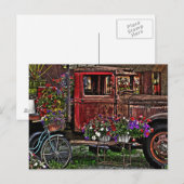 Junkyard Garden Postkarte (Vorne/Hinten)