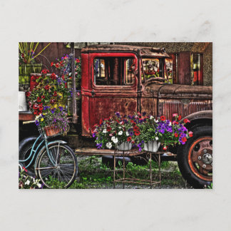 Junkyard Garden Postkarte