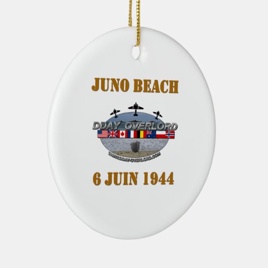 Juno Beach 1944 Keramikornament (Rechts)