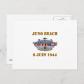 Juno Beach 1944 Postkarte (Vorne/Hinten)