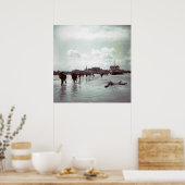 Juno Beach D-Day Frankreich - Weltkrieg II Poster (Küche)