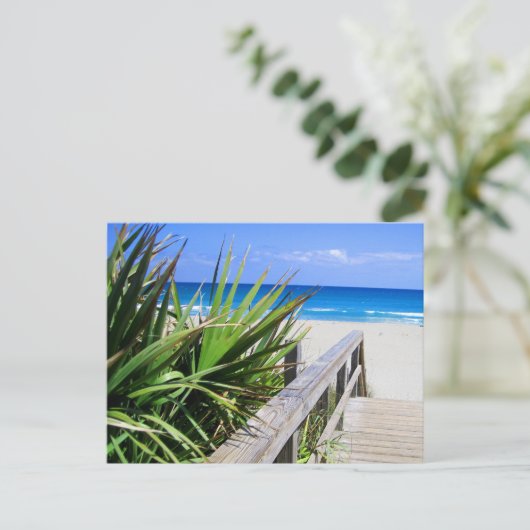 Juno Beach Florida Postkarte (Stehend Vorderseite)