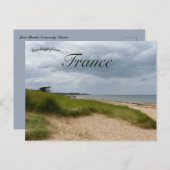 Juno Beach Normandy Frankreich Postkarte (Vorne/Hinten)