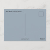 Juno Beach Normandy Frankreich Postkarte (Rückseite)