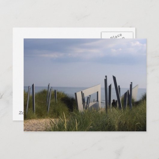 Juno Beach Postkarte (Vorne/Hinten)