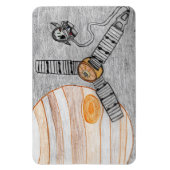 "Juno erreicht Jupiter" Magnet (4"x6") (Vertikal)