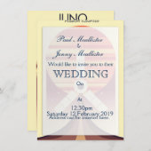 Juno - Mission to Jupiter Space Art Einladung (Vorne/Hinten)