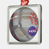 Juno: Programm-Logo Silbernes Ornament (Links)