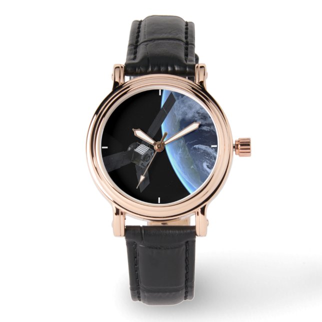 Juno Raumfahrzeug während der Erde Flyby Armbanduhr (Vorderseite)